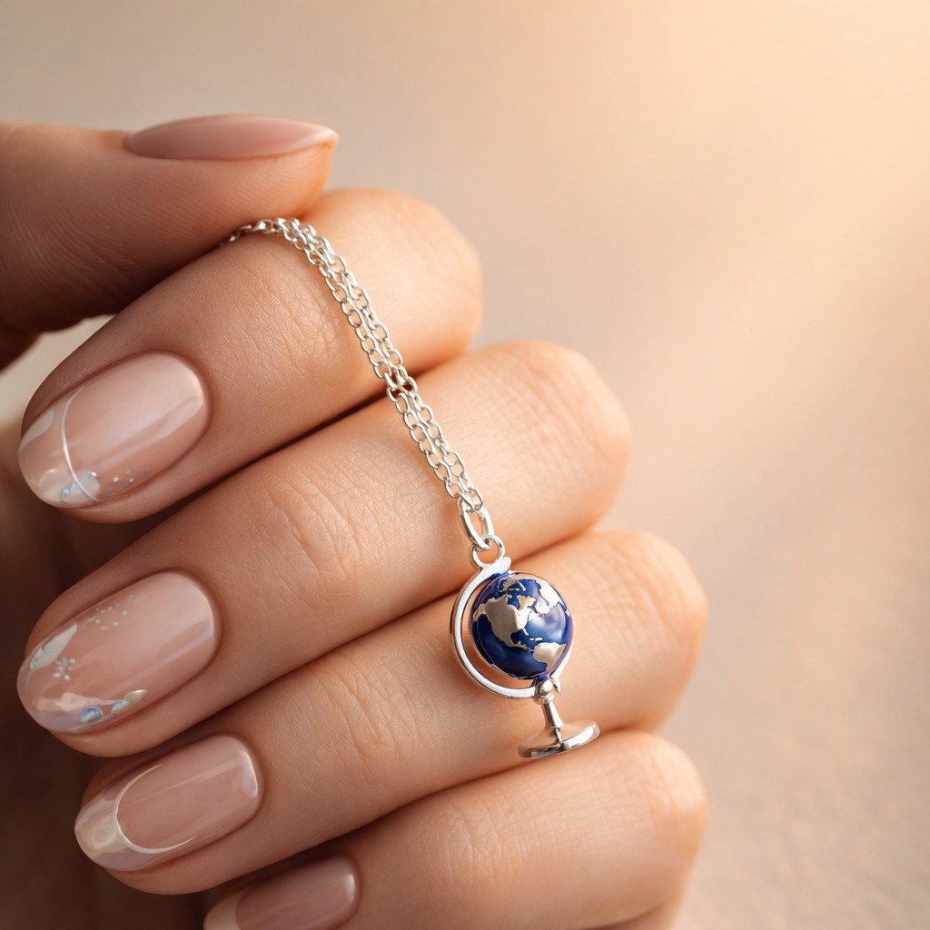 CONJUNTO GLOBO TERRAQUEO 42+3cm CP-C