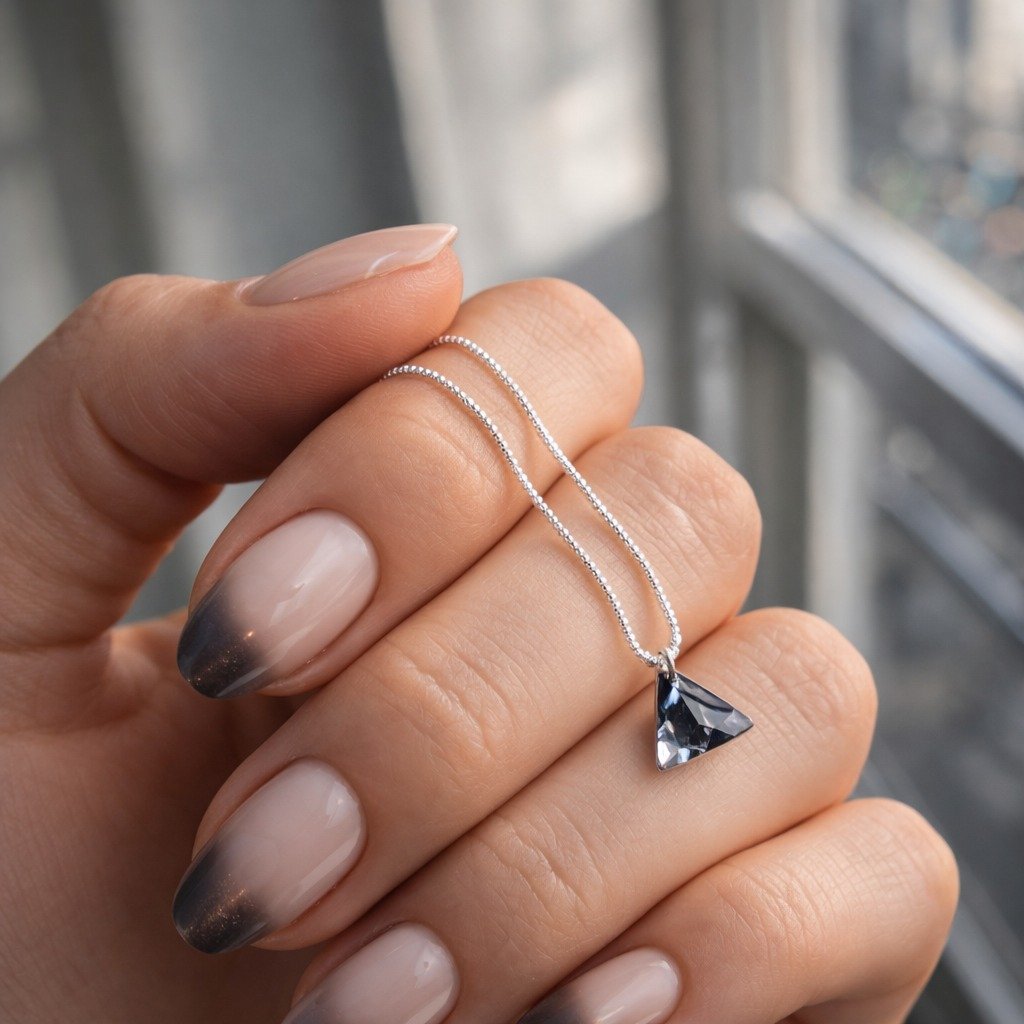 CONJUNTO DIJE TRIANGULO SW 40cm C-56A