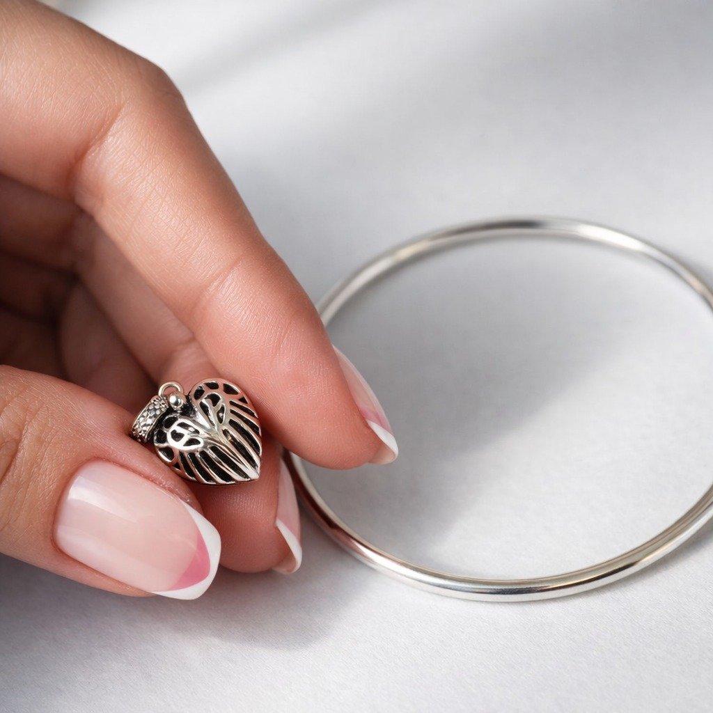 CHARMS CORAZON ALAS DE ANGEL T-1B