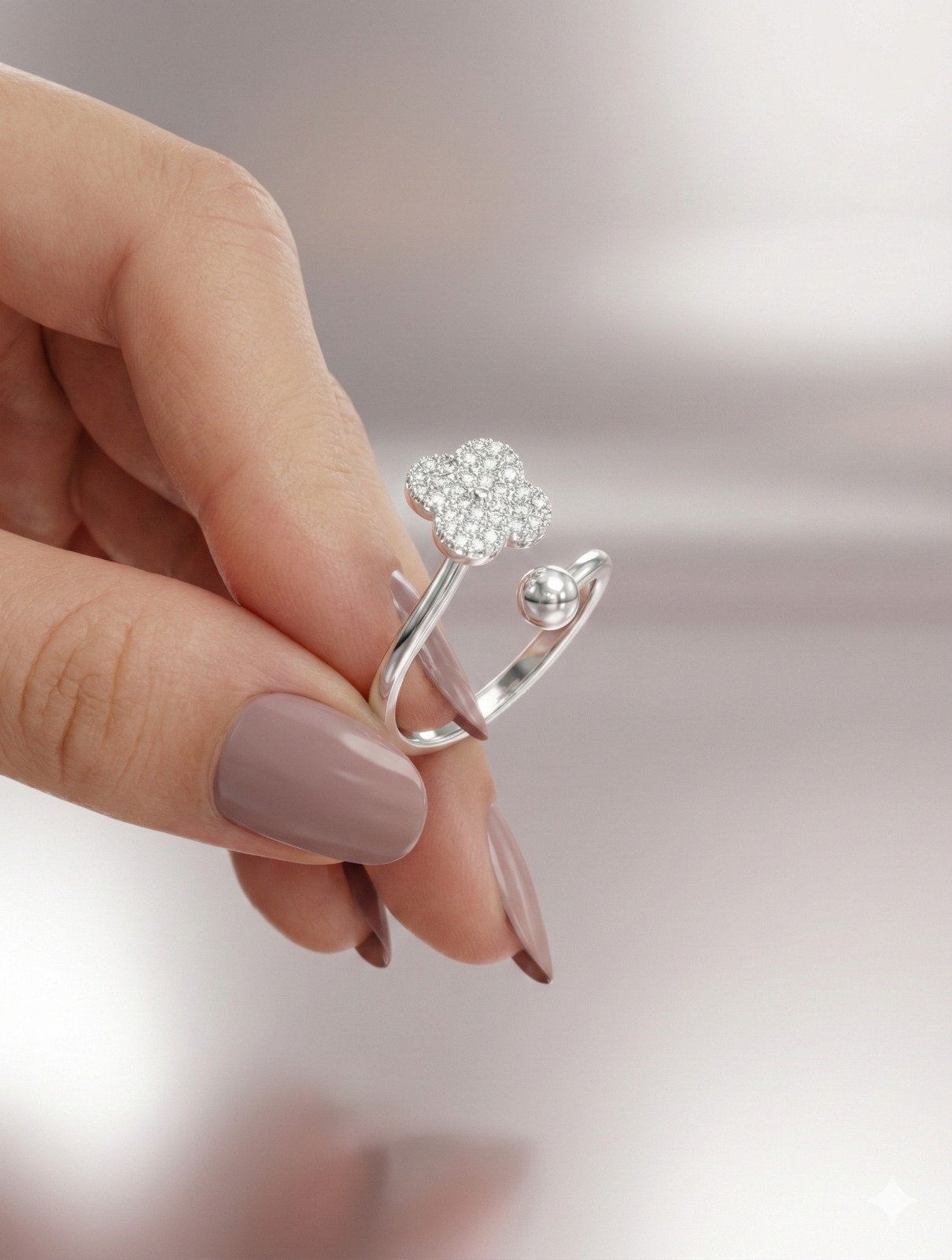 ANILLO TREBOL REGULABLE CP-AN