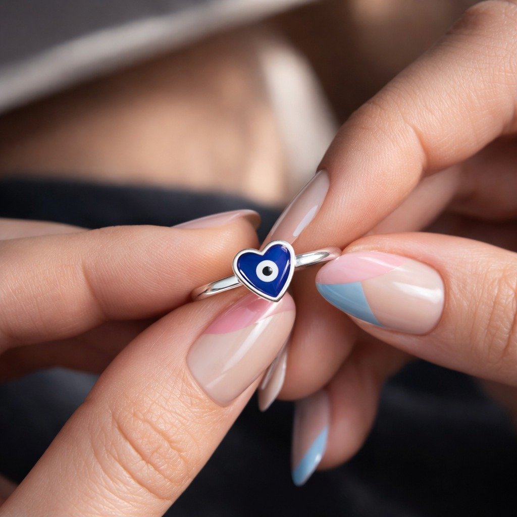 ANILLO CORAZON OJITO TURCO CP-AN