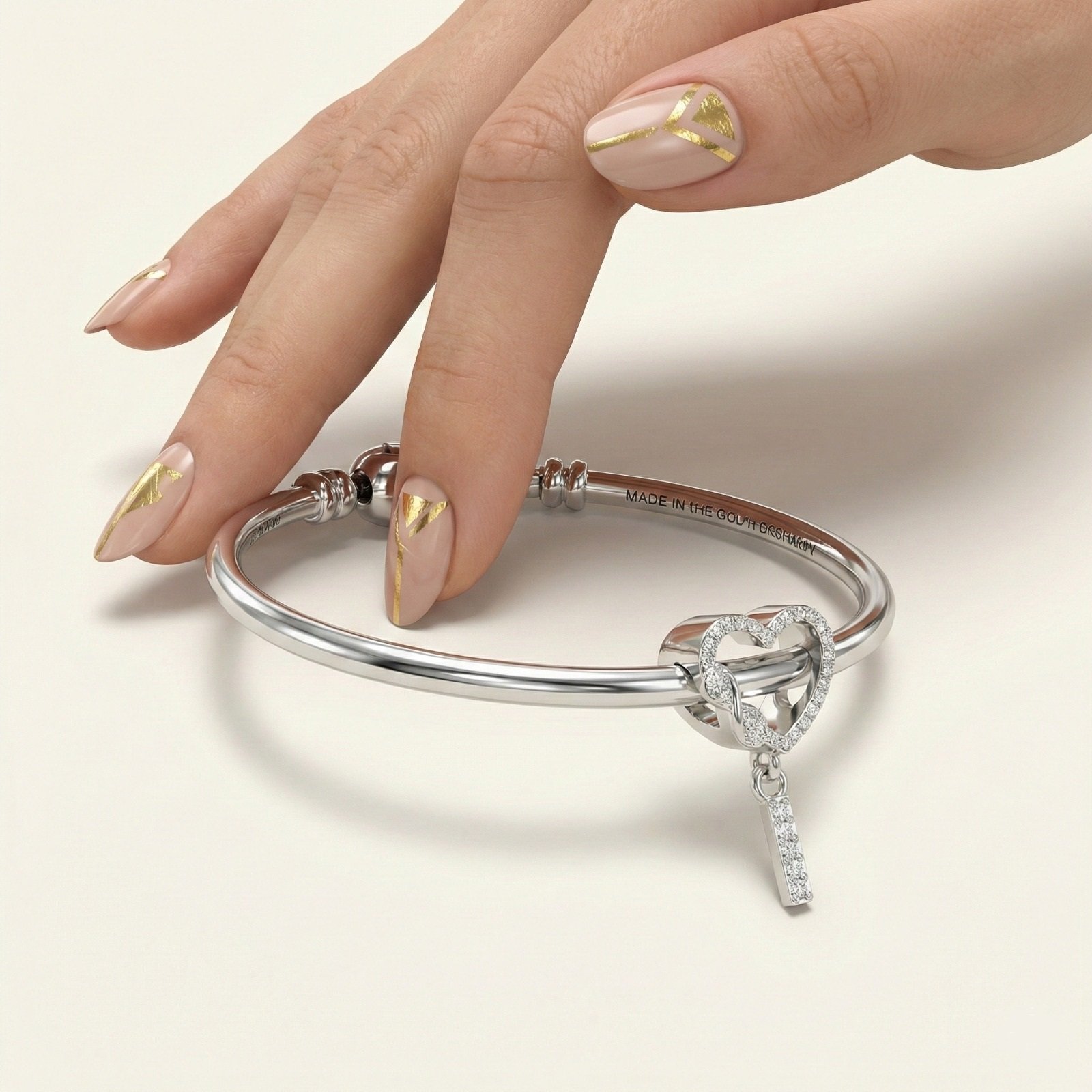 CHARMS AMOR INFINITO LETRA "I" CUBIC T-1F