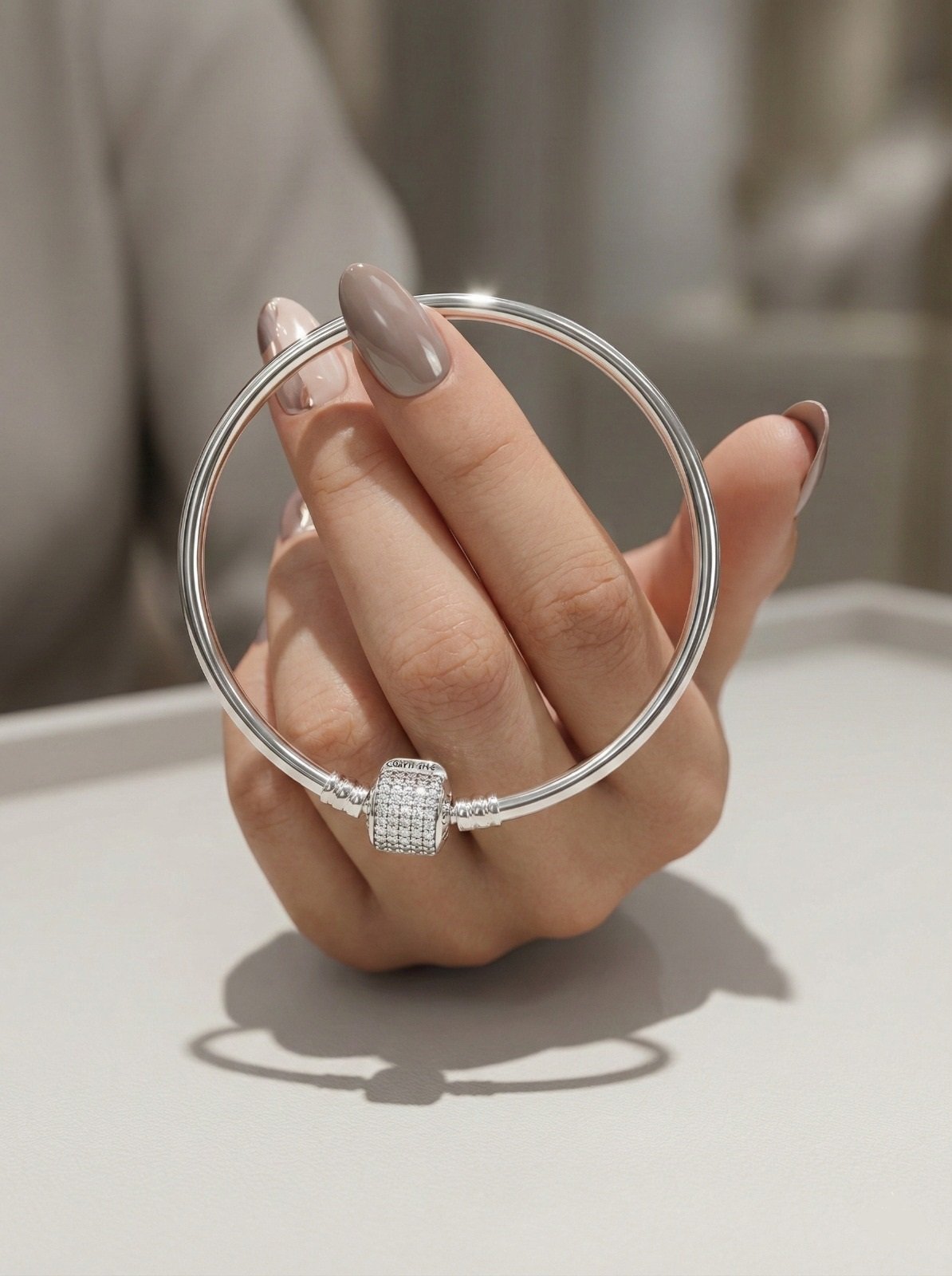 ESCLAVA CIERRE TAMBOR CUBICS  "CON INSCRIPCION" 54mm