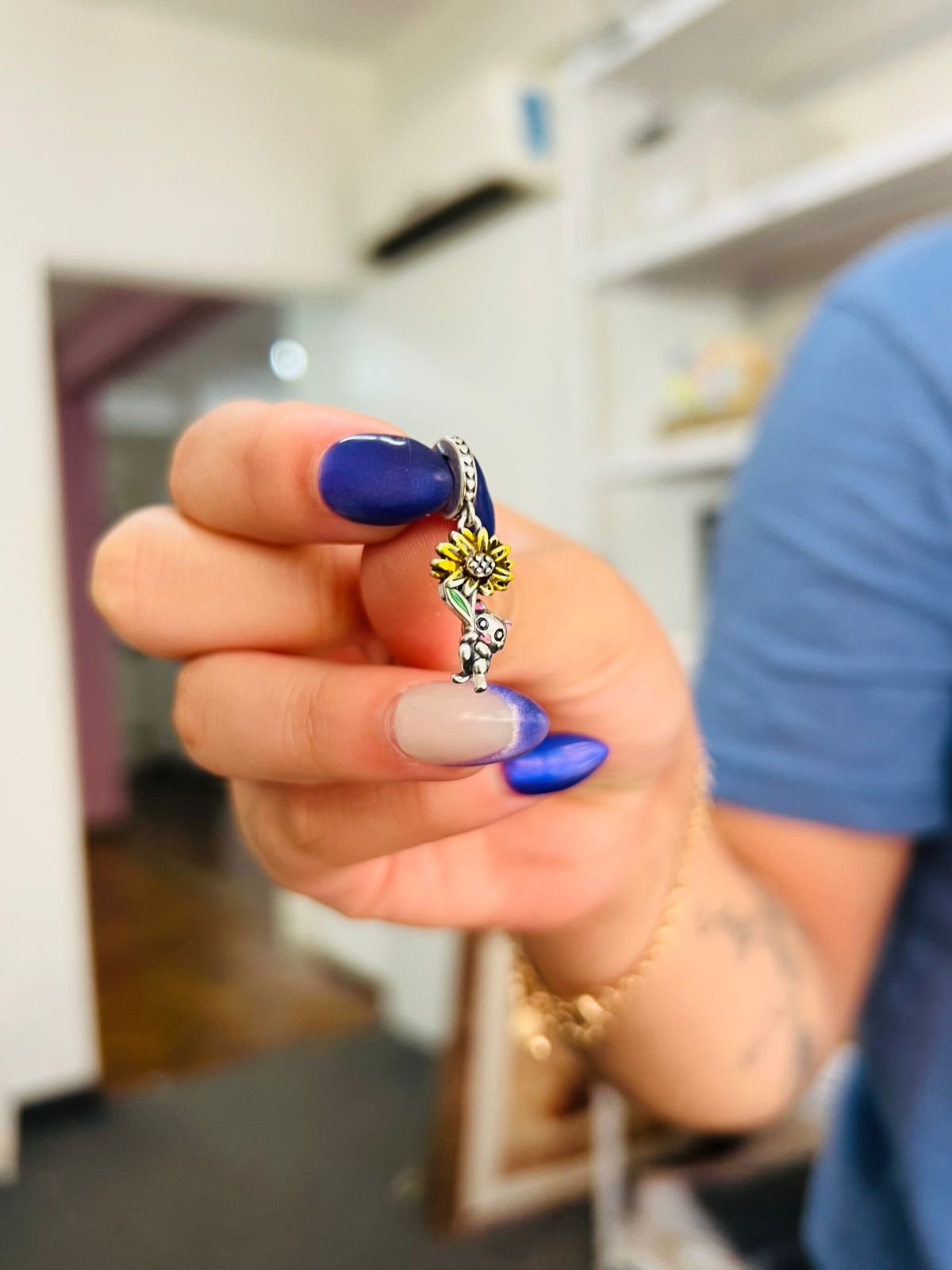 CHARMS MARGARITA Y GATO T-1C