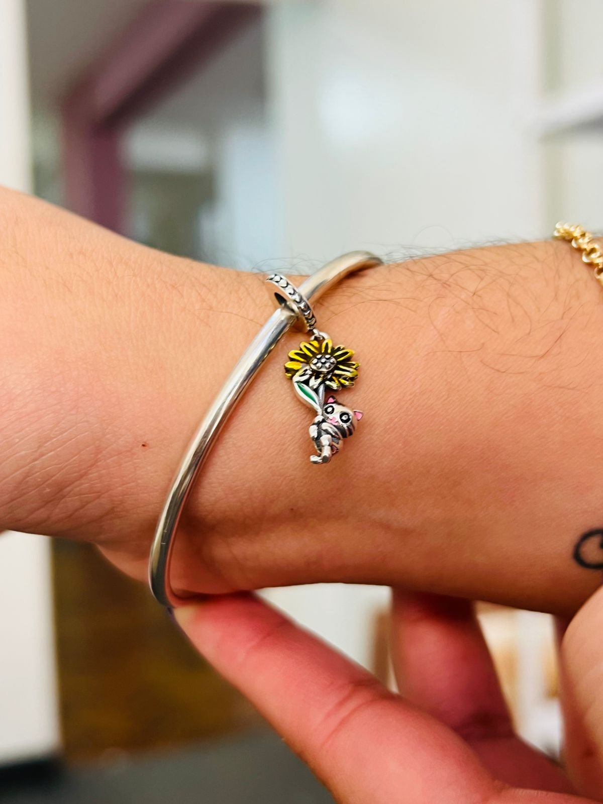 CHARMS MARGARITA Y GATO T-1C