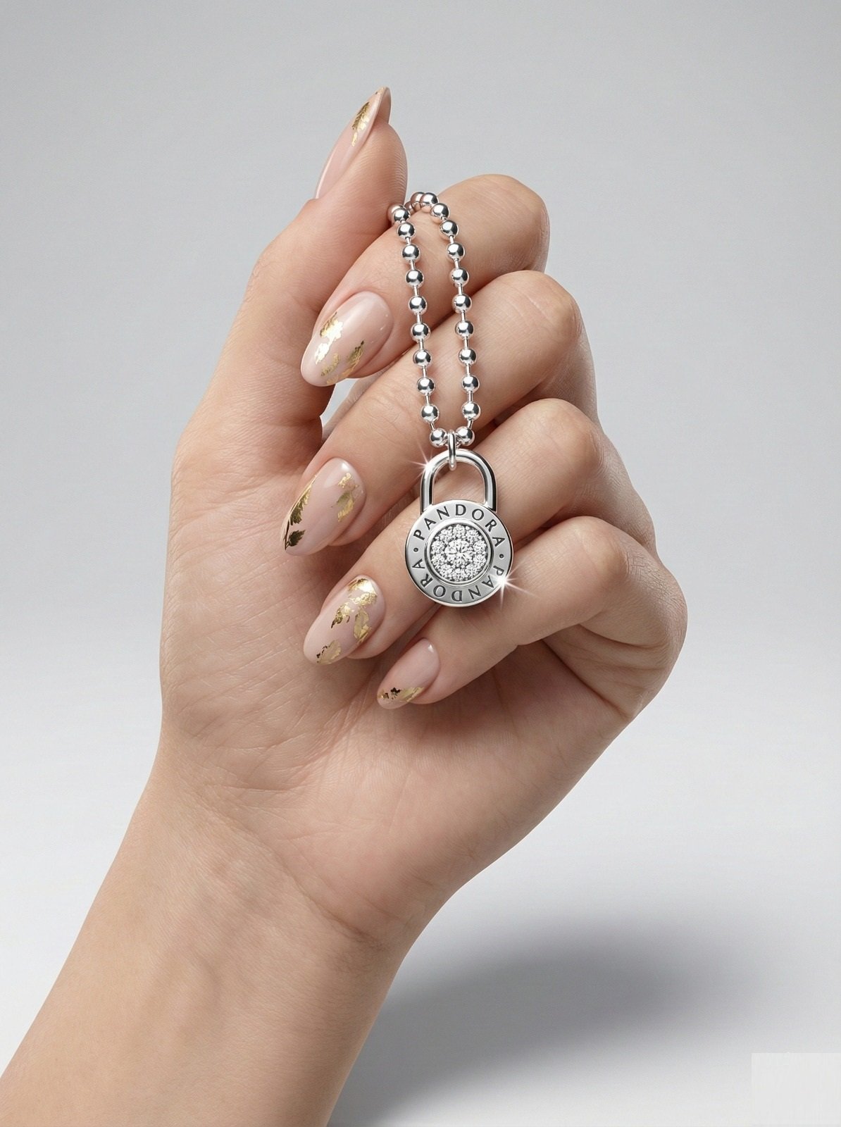 PULSERA BOLITA PANDO "CON INSCRIPCION"18cm