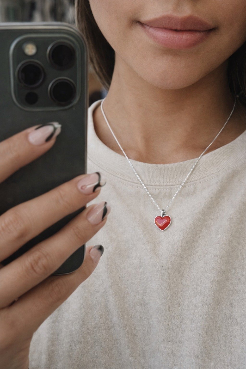 CONJUNTO CORAZON ROJO 45cm C-56A