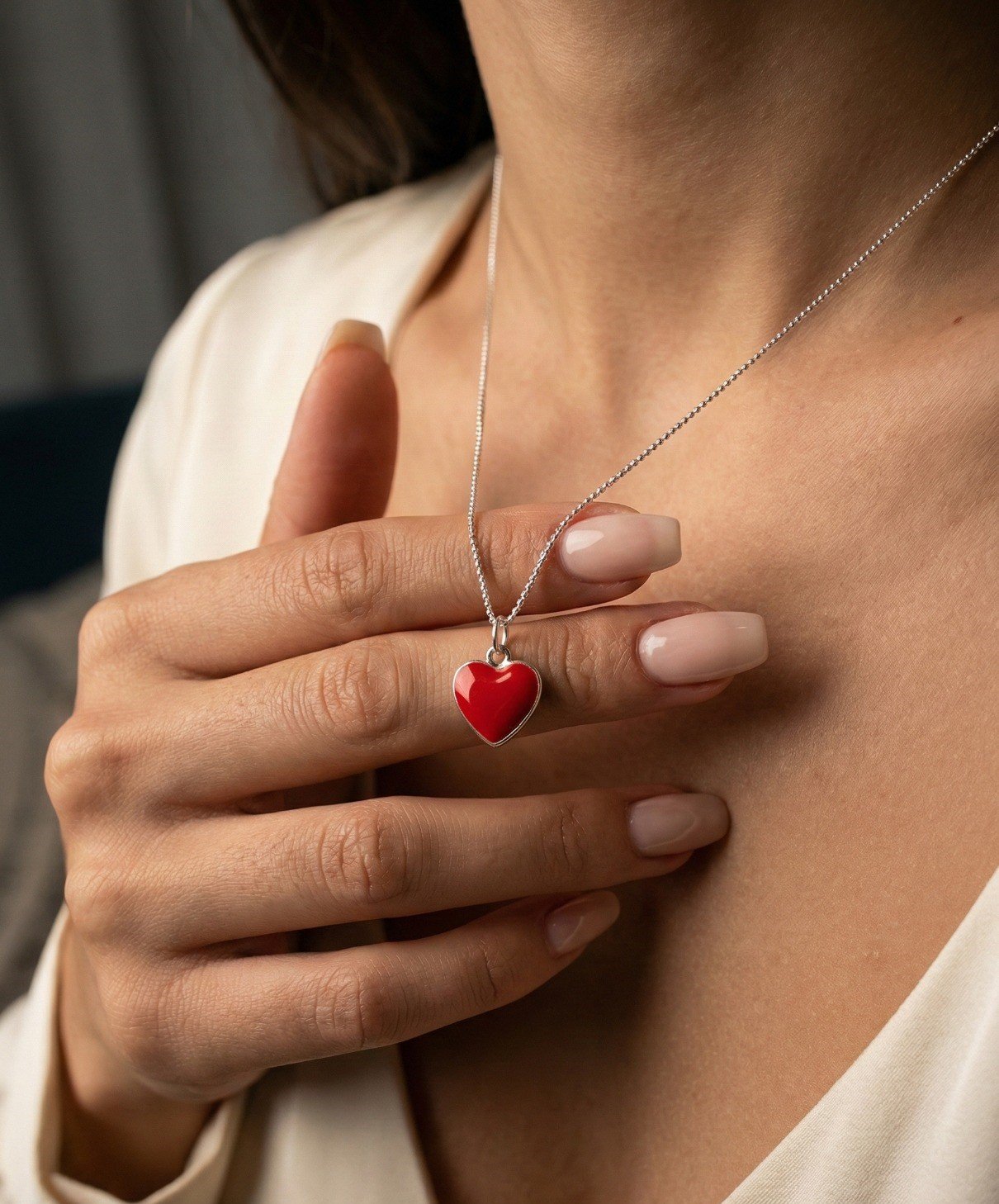 CONJUNTO CORAZON ROJO 45cm C-56A