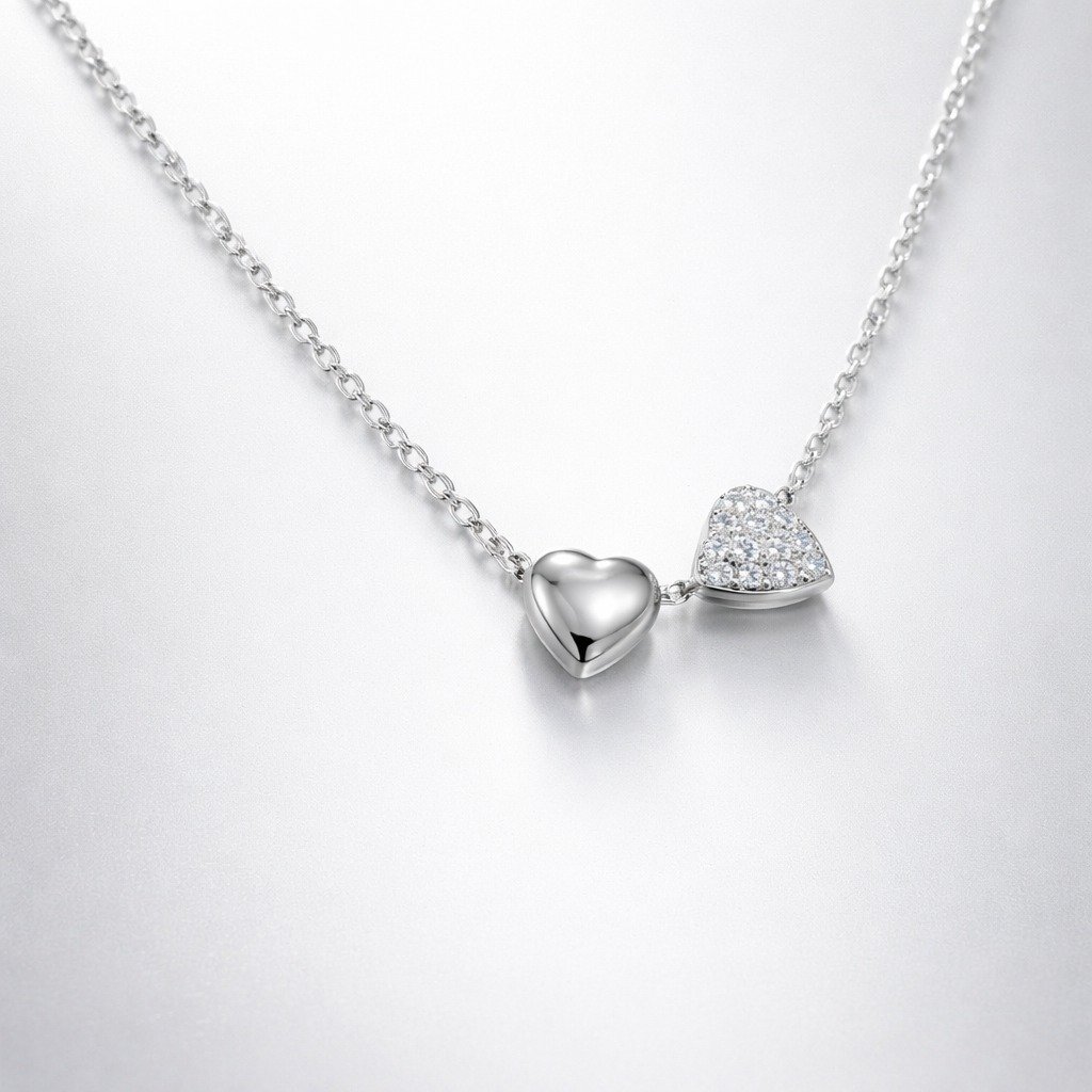 CONJUNTO DOBLE CORAZON 42+3cm CP-C