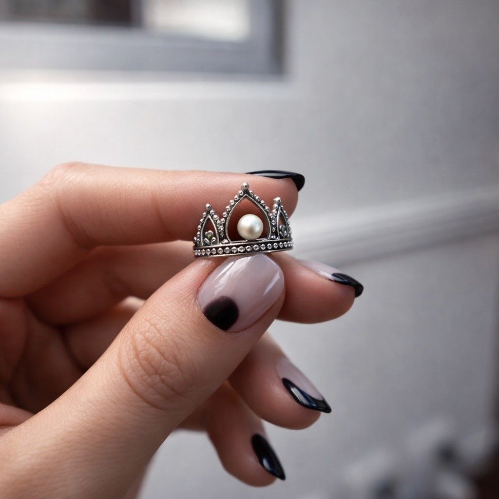 Anillo HINDU PERLA C-105B