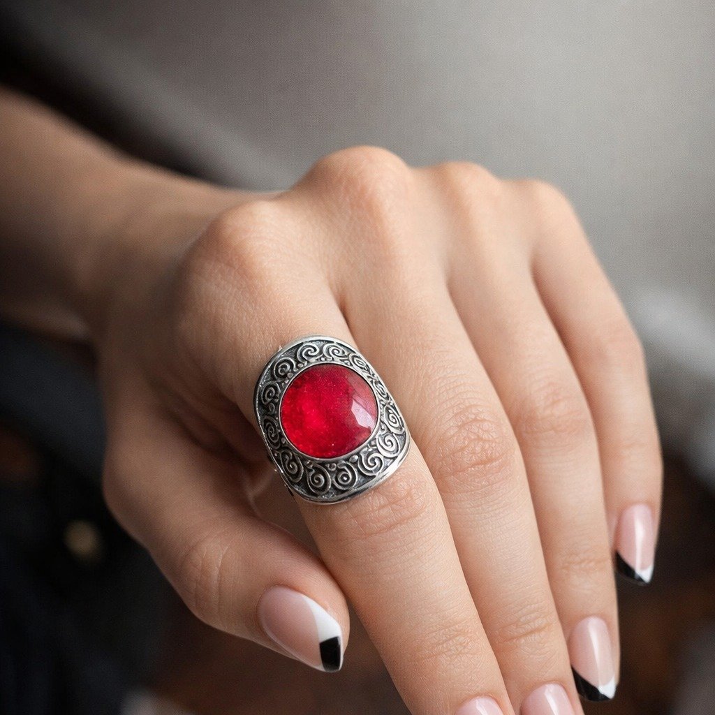 Anillo BALI CORAL C-105B