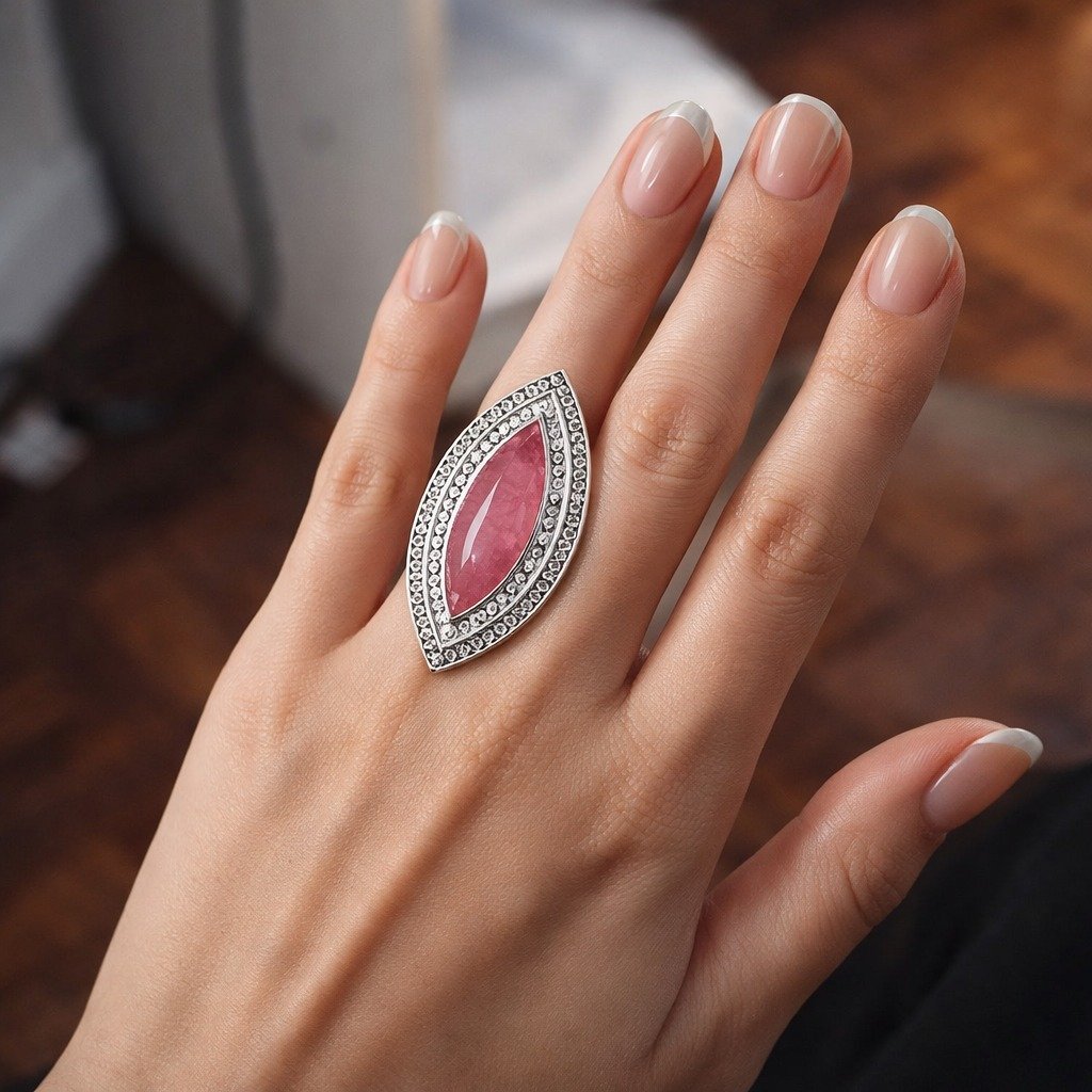 Anillo Punta rojo C-105A