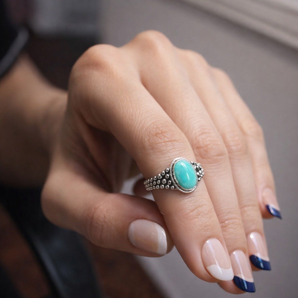 Anillo Piedra Turquesa C-105A
