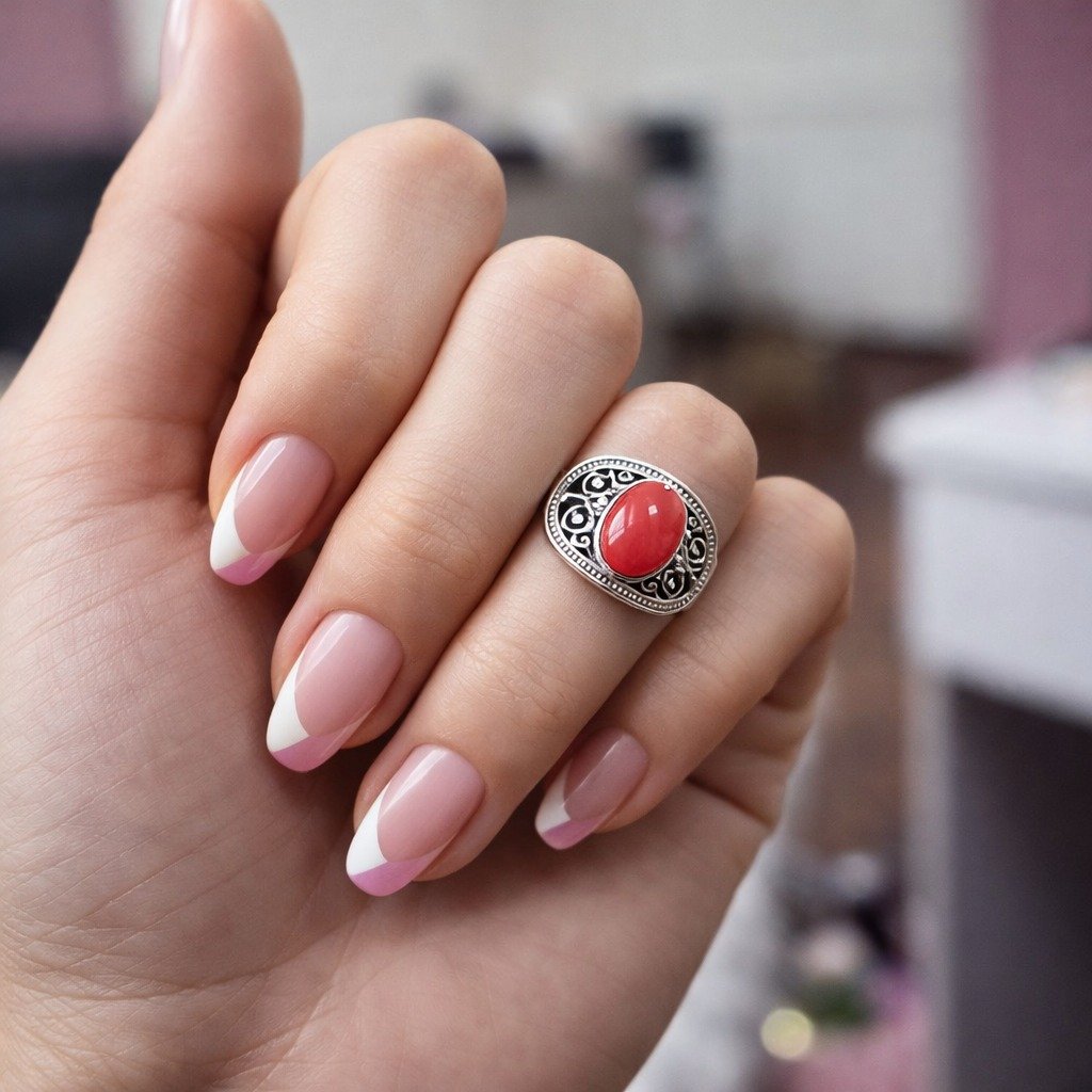 Anillo Calado Rojo C -105A