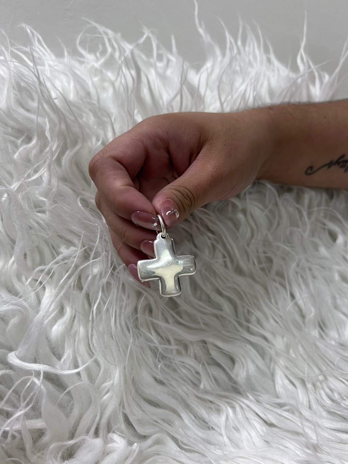 DIJE CRUZ LISA INFLADO C-37D