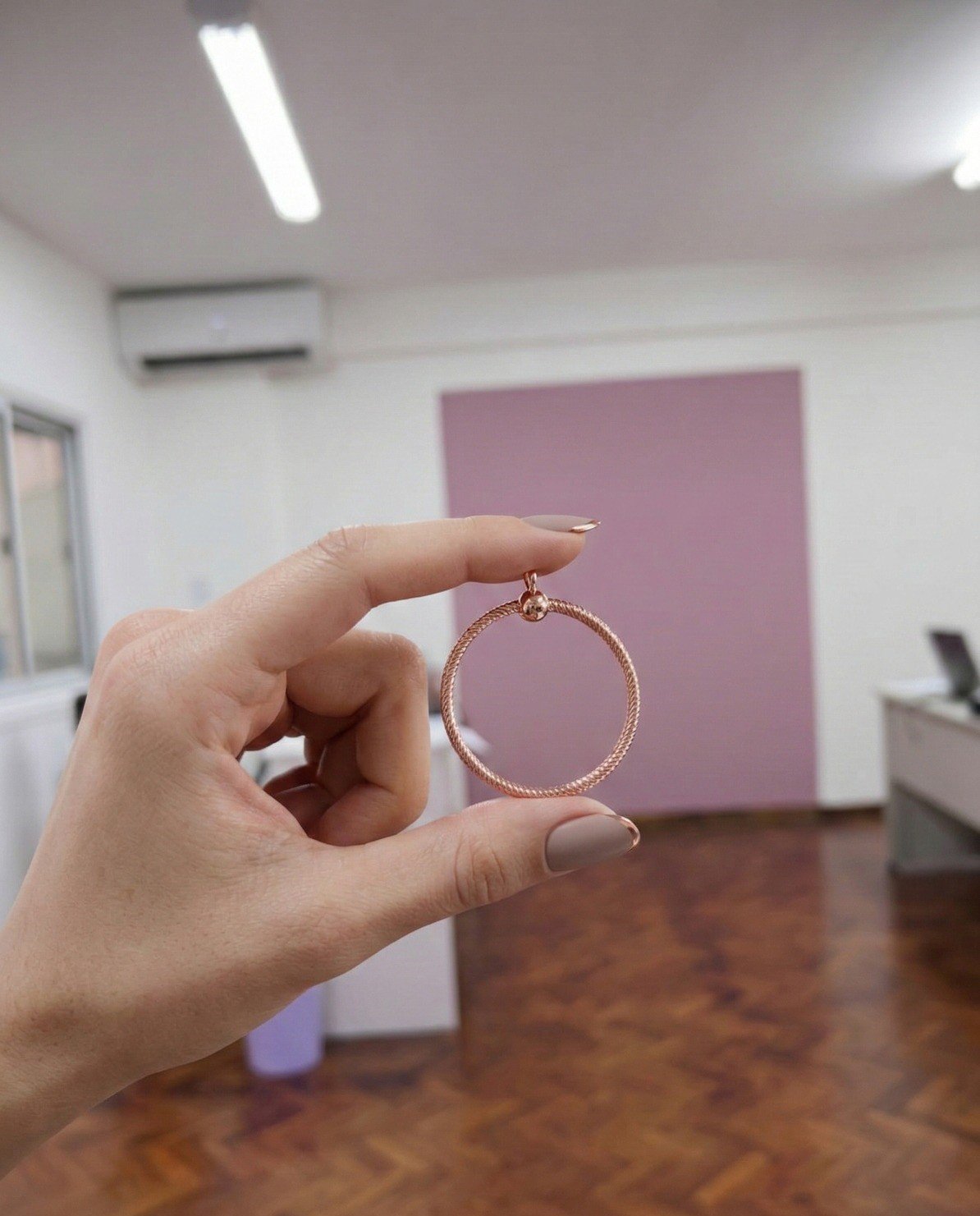 PORTA CHARMS ROSE 4cm  T-1A