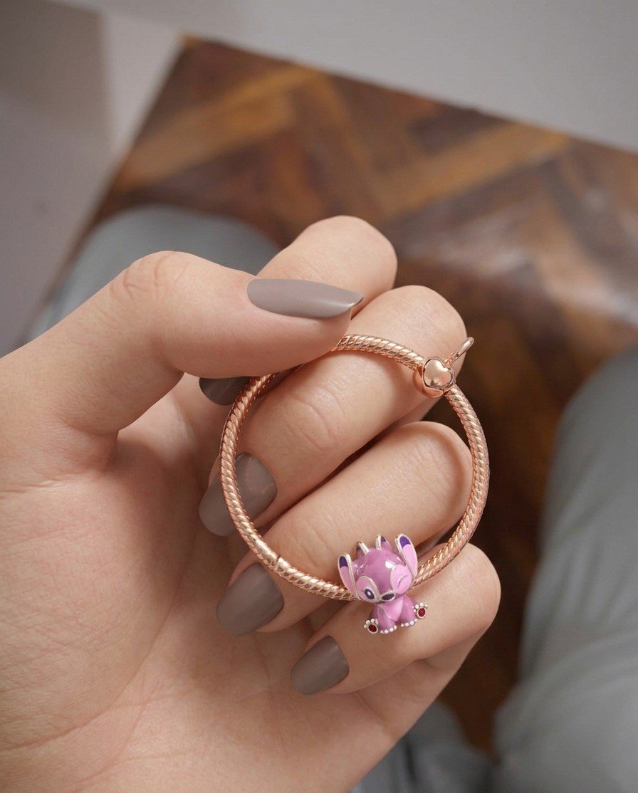 PORTA CHARMS ROSE 4cm  T-1A