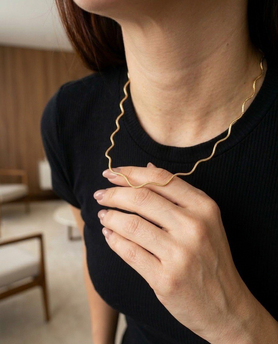 GARGANTILLA DORADA 42cm C-56A