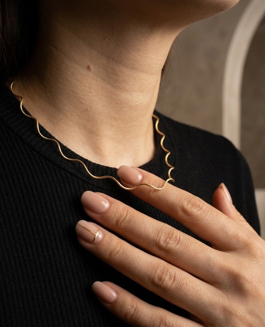 GARGANTILLA DORADA 42cm C-56A