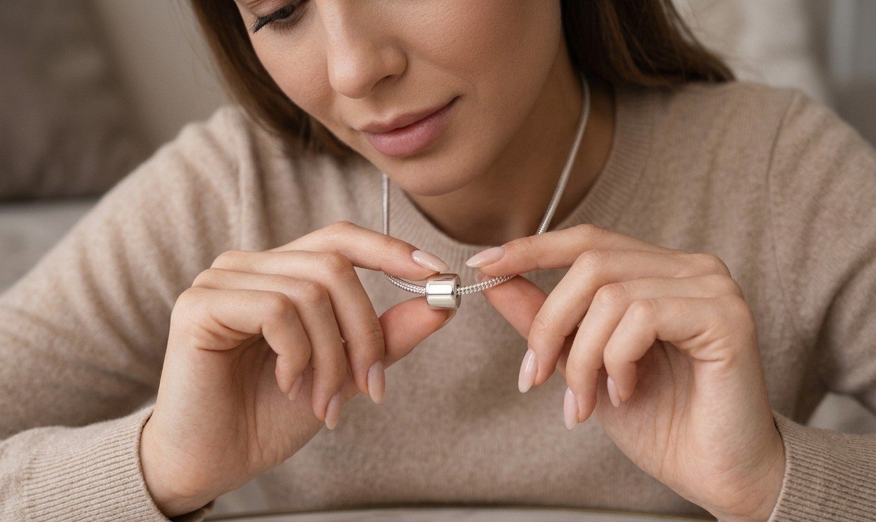 CADENA PANDO "CON INSCRIPCION" 45cm C-109A