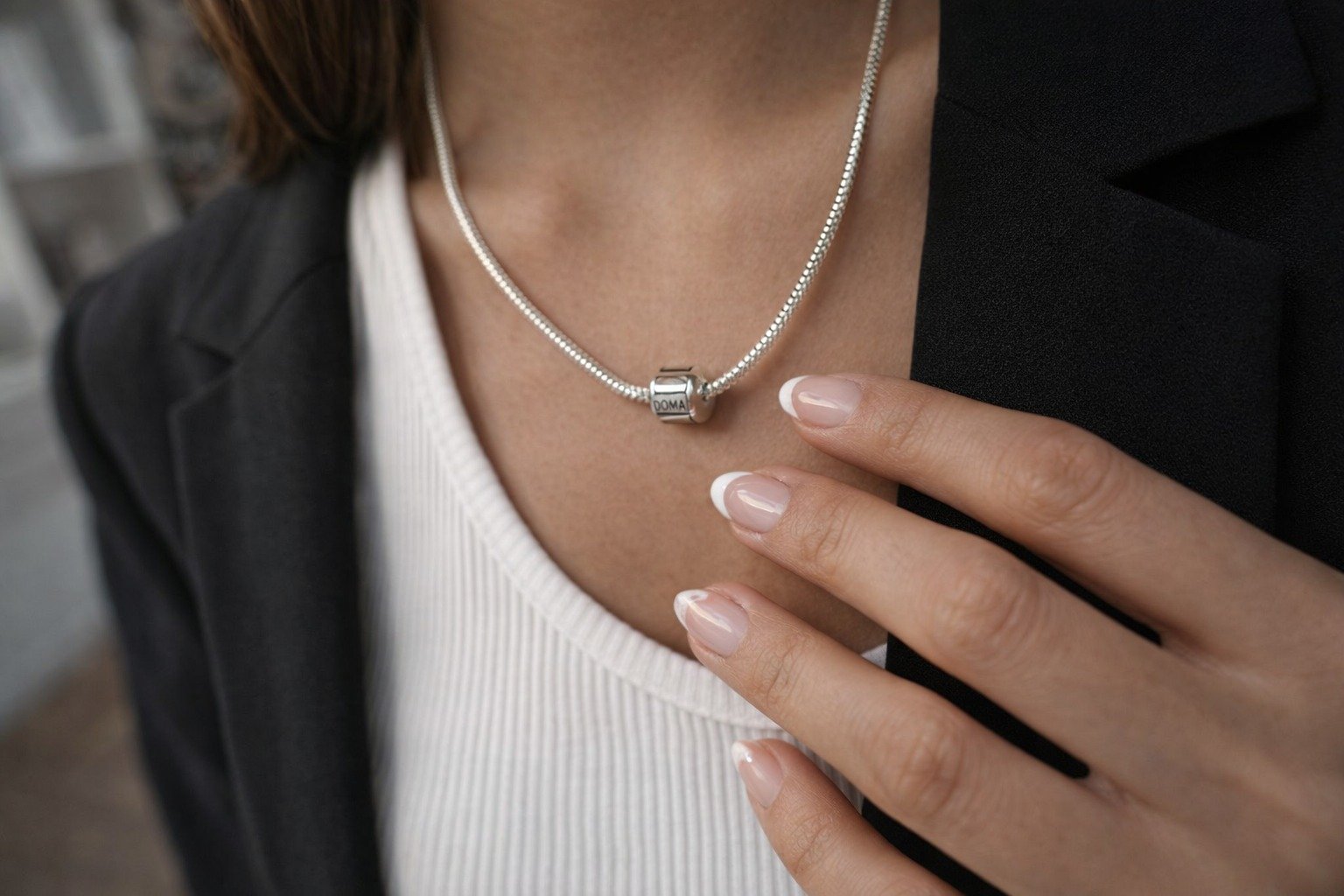 CADENA PANDO "CON INSCRIPCION" 45cm C-109A