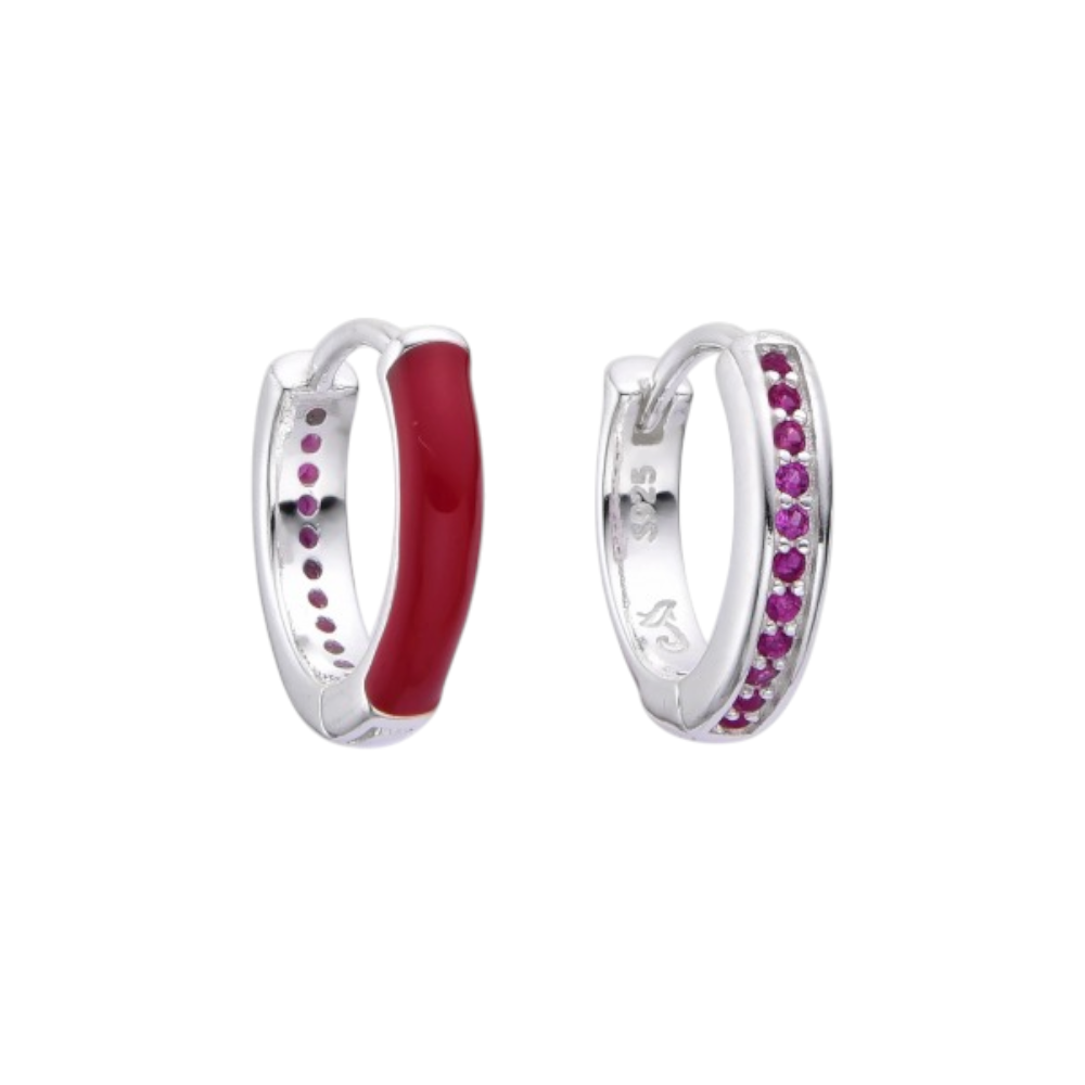ARGOLLAS FUCSIA  DOBLE FAZ 14mm CP-A