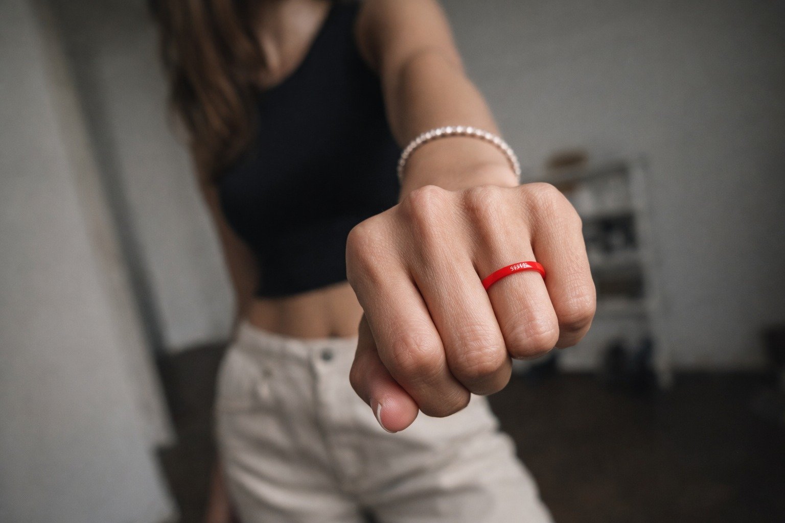 ANILLO MEDIO SIN FIN ROJO CP-AN