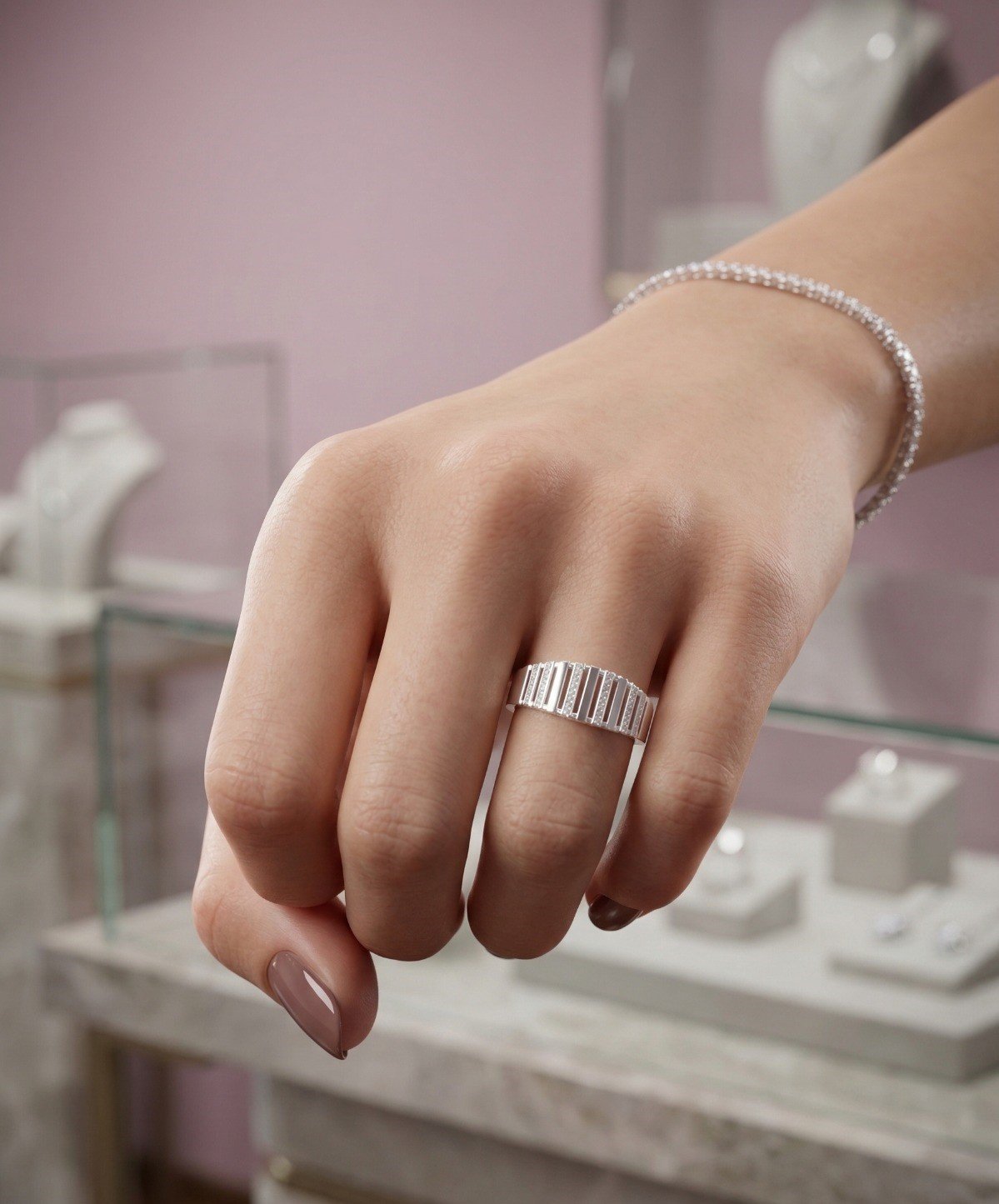 ANILLO LINEAS VERTICAL BRILLO CP-AN