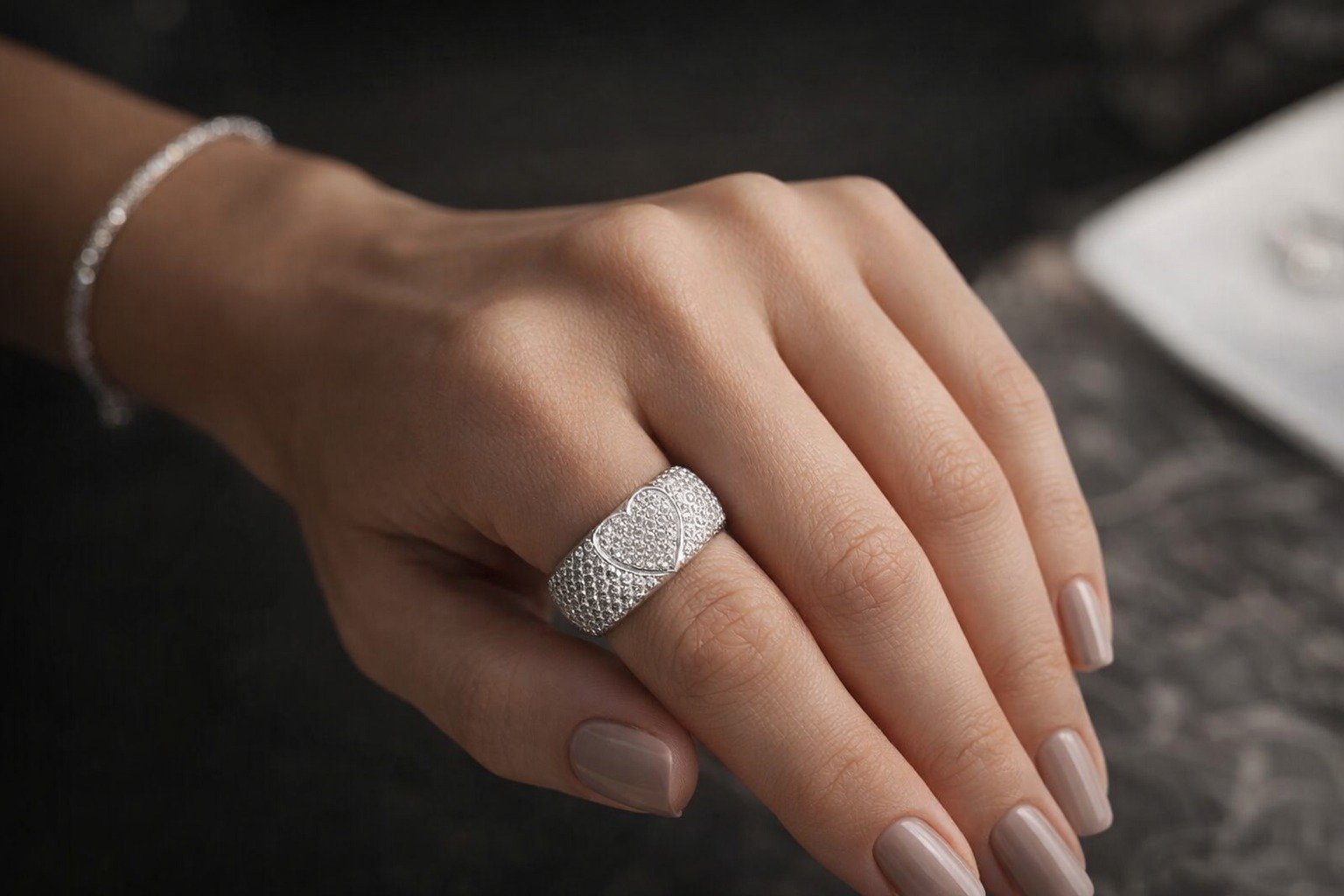 ANILLO CORAZON AJUSTABLE CP-AN