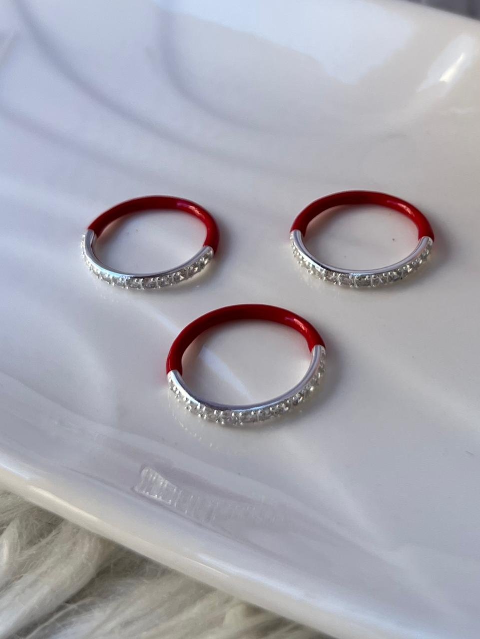 ANILLO MEDIO SIN FIN ROJO CP-AN