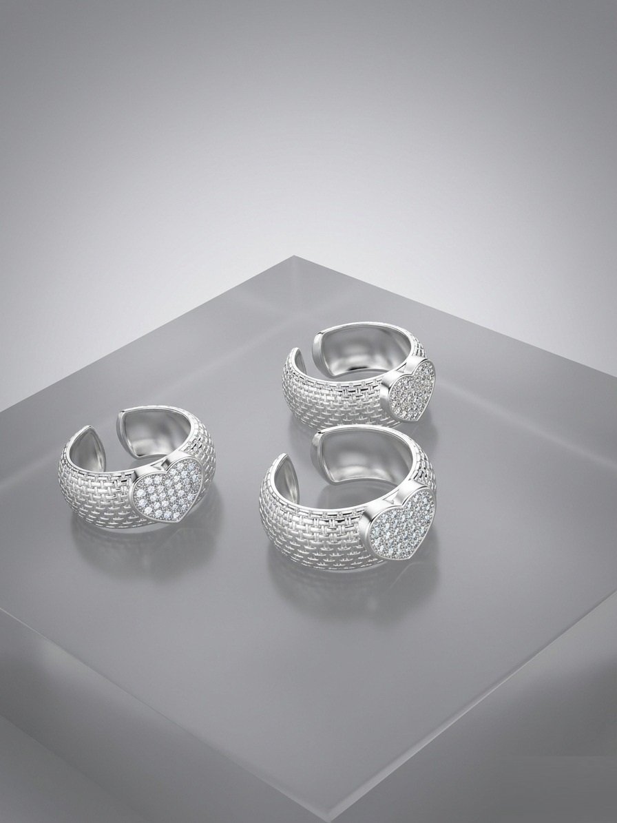 ANILLO CORAZON AJUSTABLE CP-AN