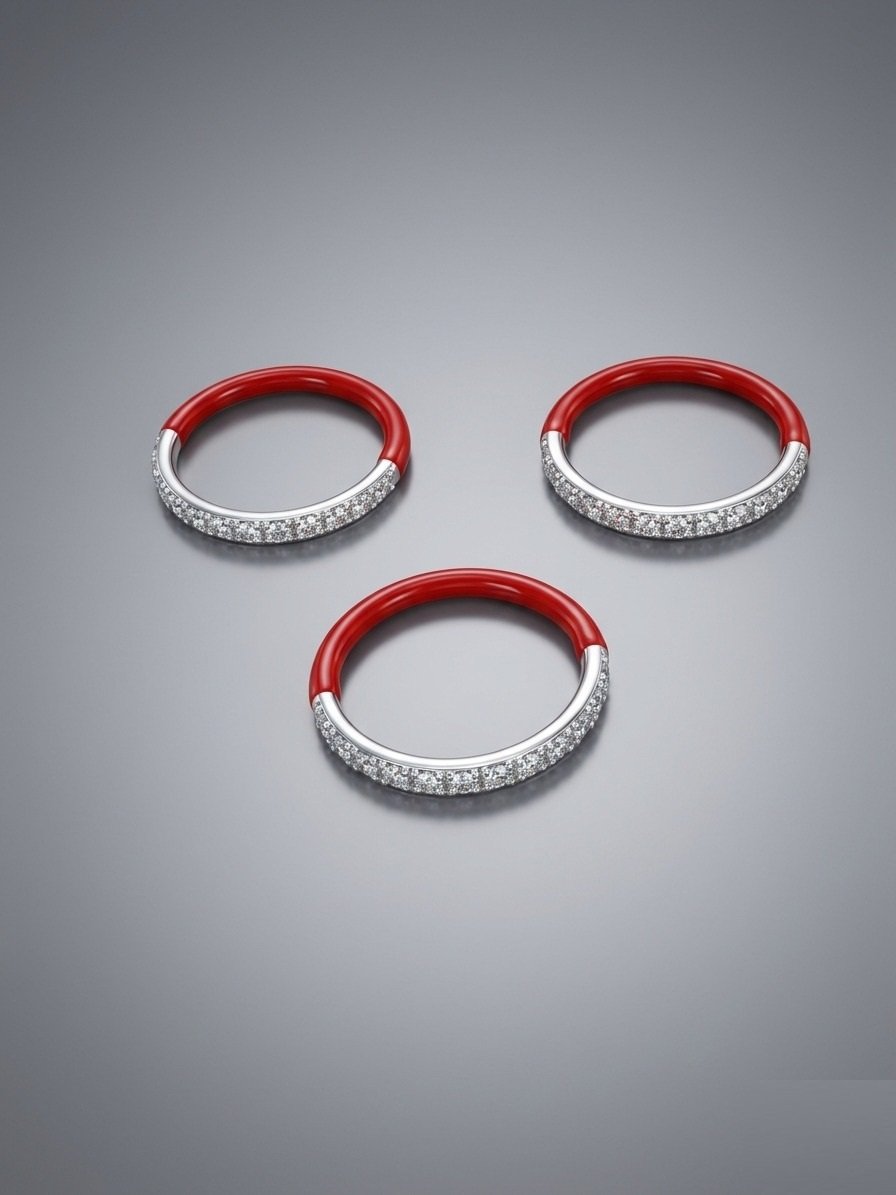 ANILLO MEDIO SIN FIN ROJO CP-AN
