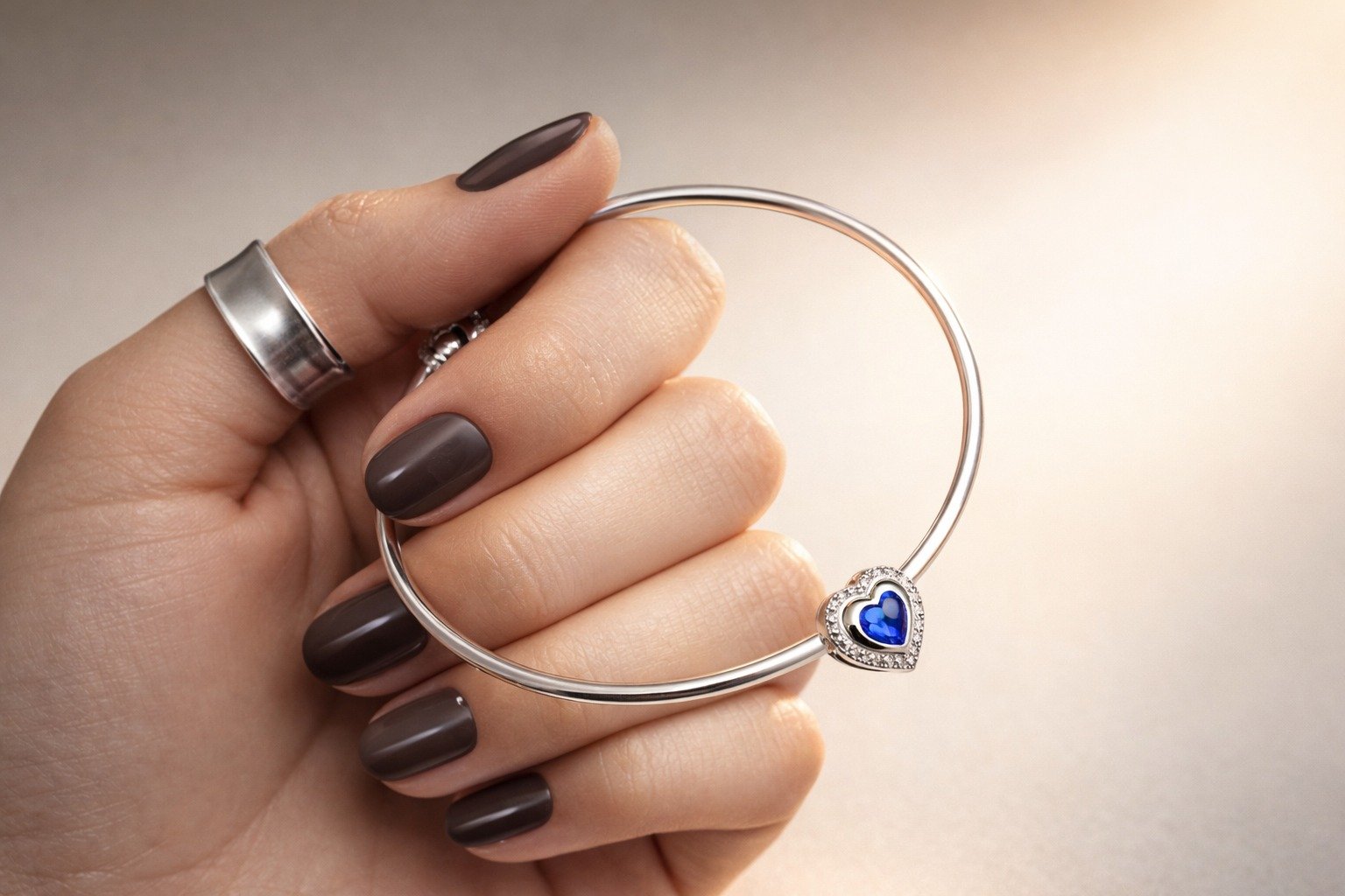 CHARMS CORAZON AZUL T-1B