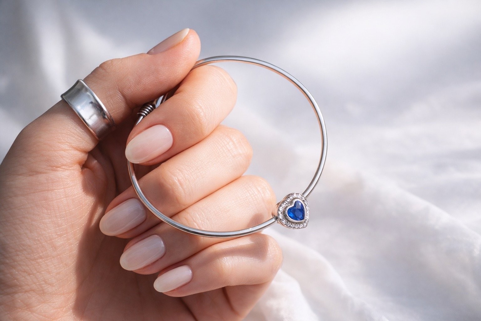 CHARMS CORAZON AZUL T-1B
