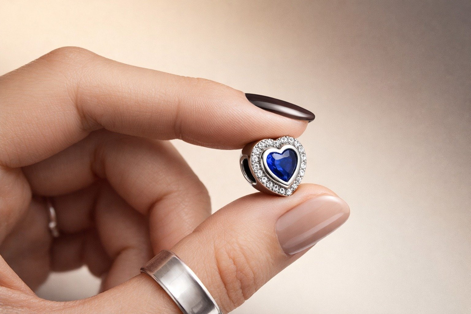 CHARMS CORAZON AZUL T-1B