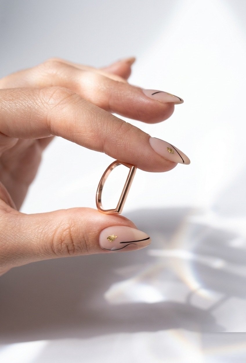 ANILLO SUPERIOR PLANO ROSE C-38B