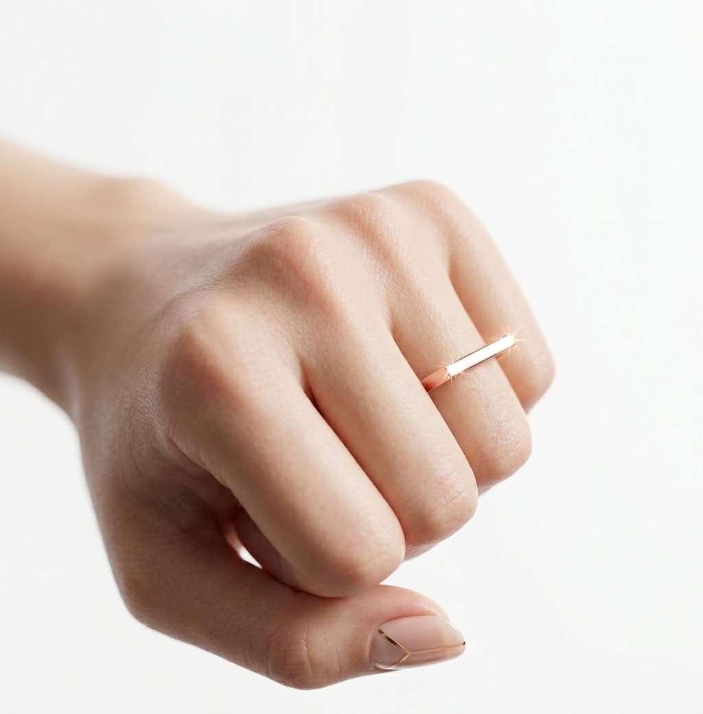 ANILLO SUPERIOR PLANO ROSE C-38B