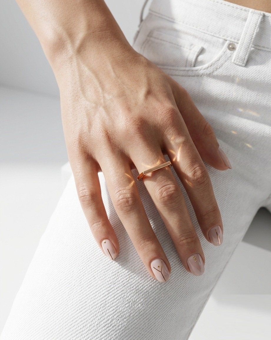 ANILLO SUPERIOR PLANO ROSE C-38B