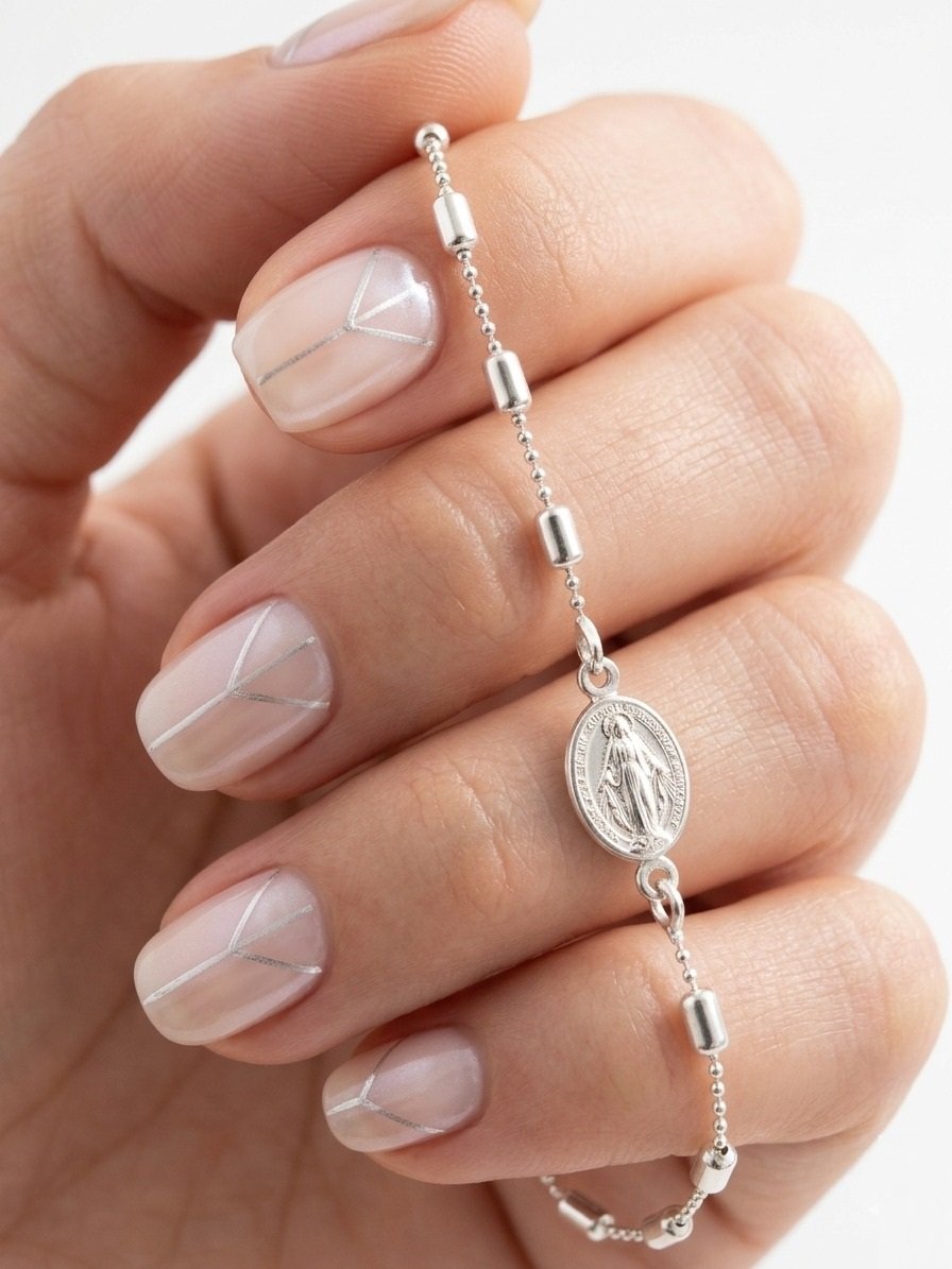PULSERA VIRGEN MILAGROSA 17 +3cm C-24B