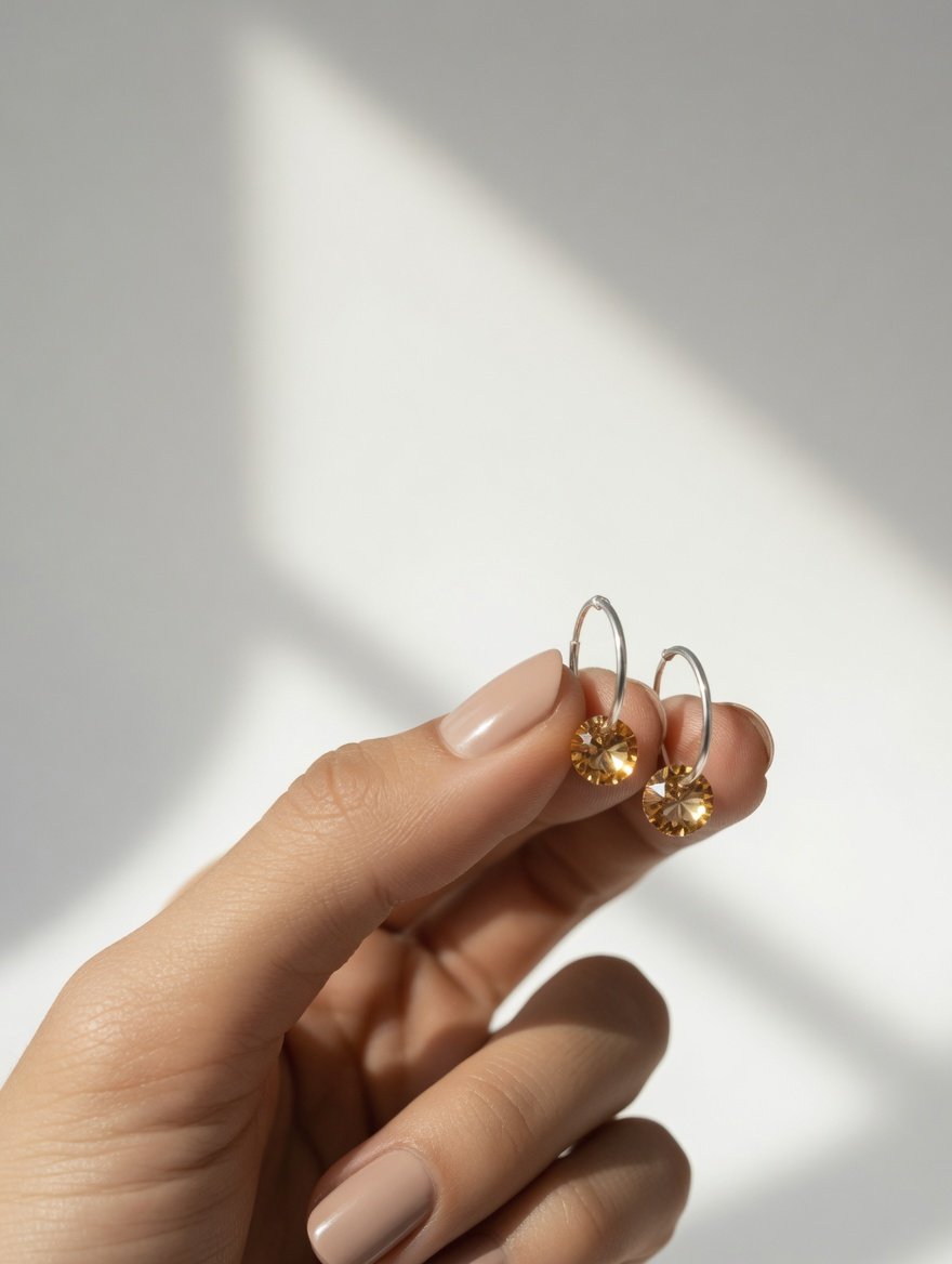 Argolla Swarovki dorado 16mm C-103C