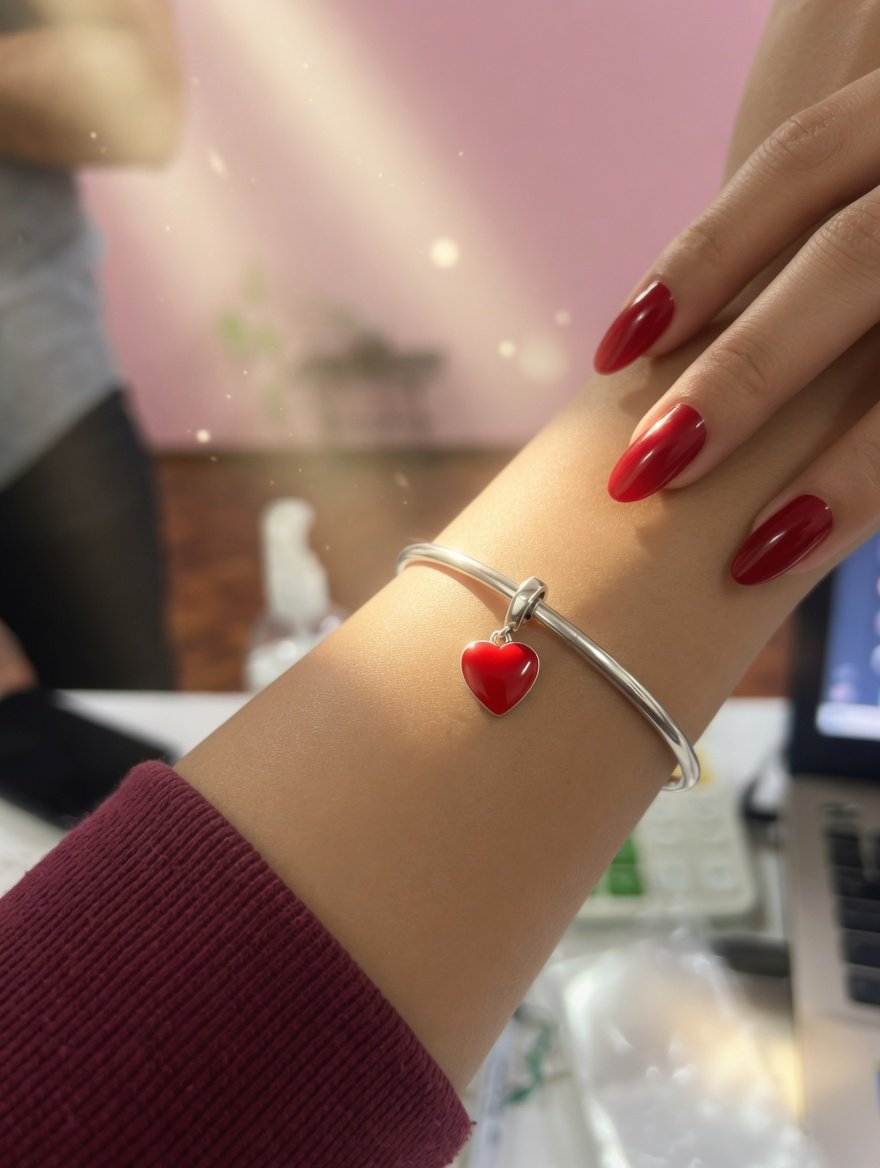 CHARMS CORAZON ROJO T-1D