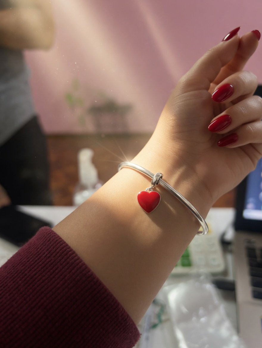 CHARMS CORAZON ROJO T-1D