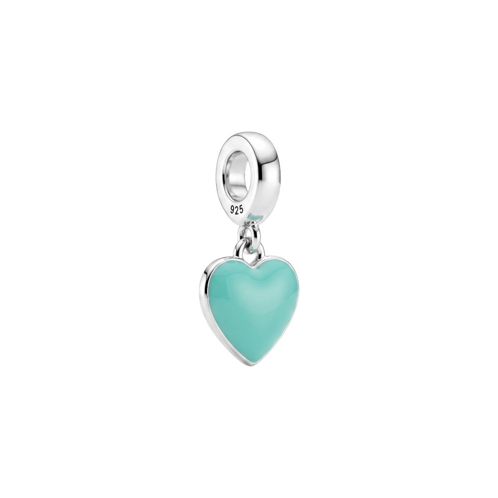 CHARMS CORAZON TURQUESA T-1D