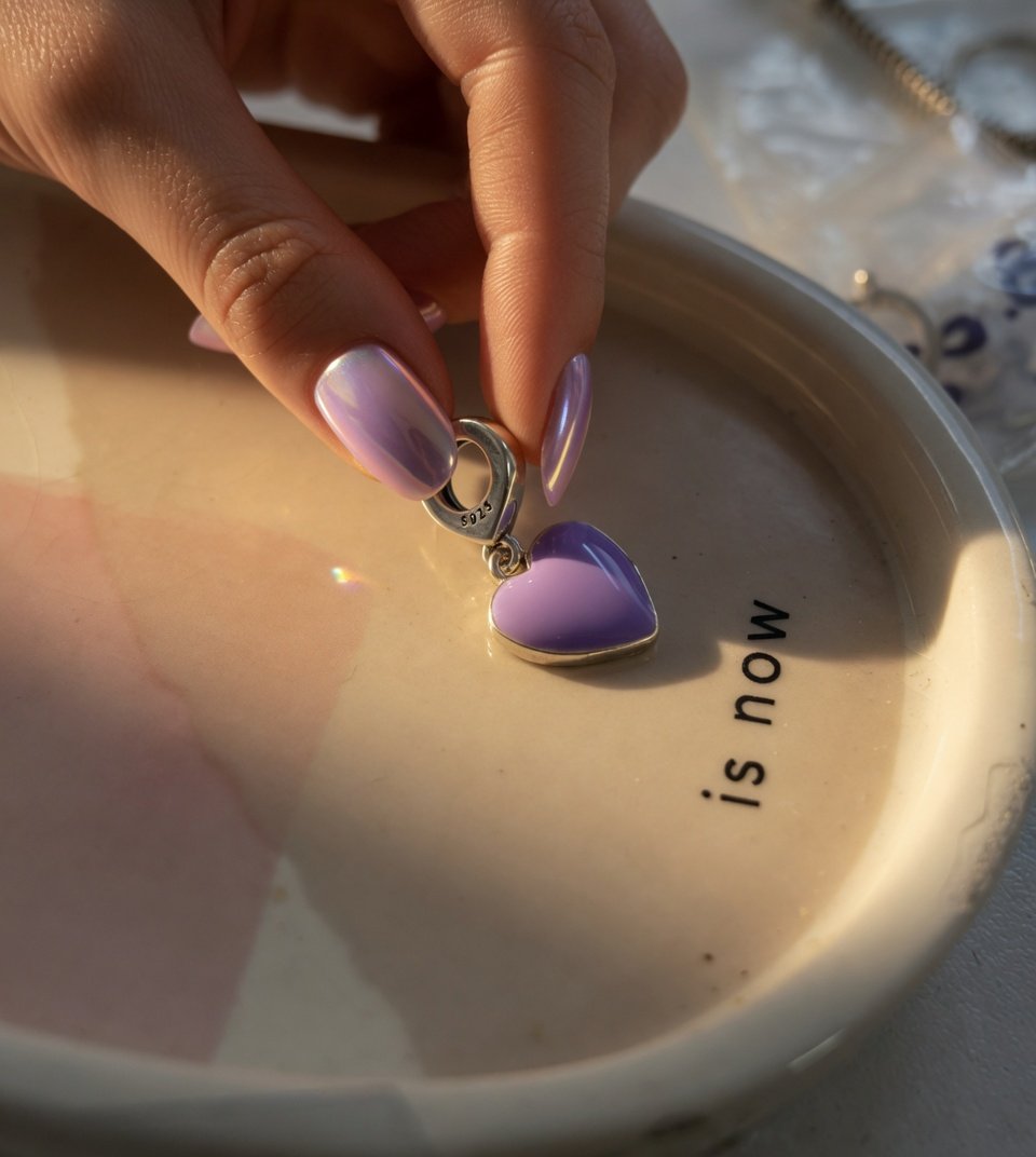 CHARMS CORAZON VIOLETTA T-1D