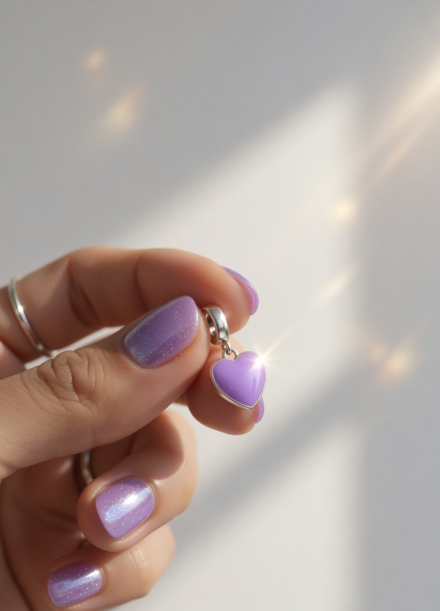CHARMS CORAZON VIOLETTA T-1D