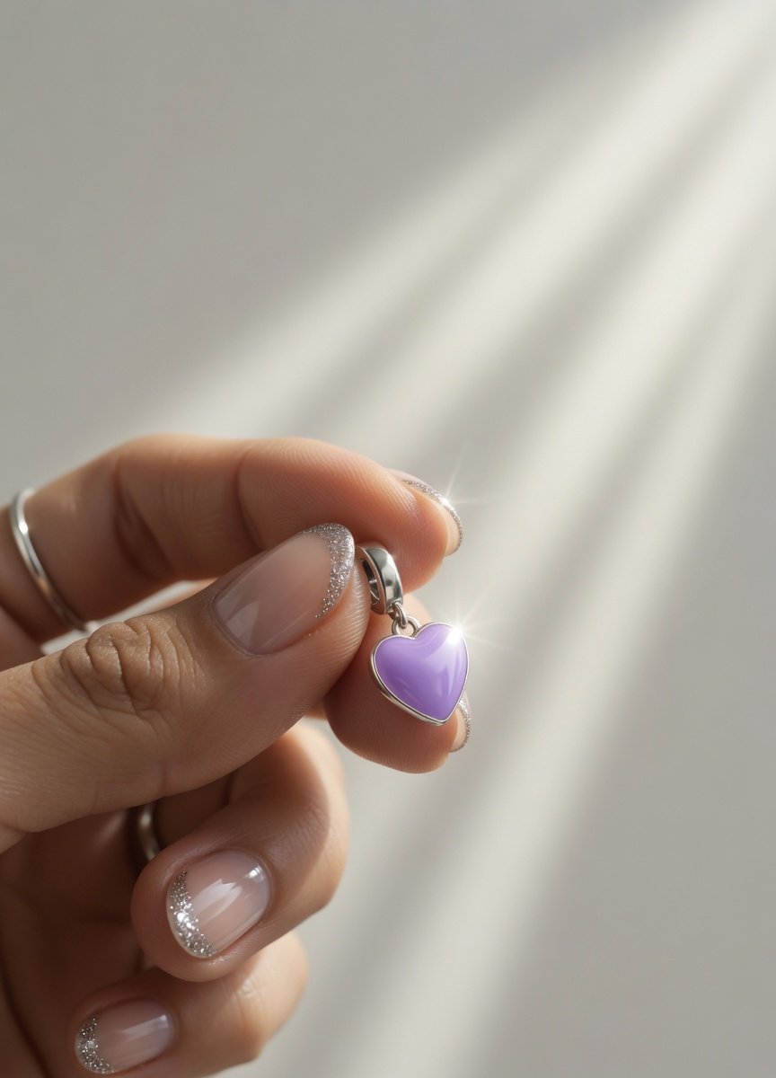 CHARMS CORAZON VIOLETTA T-1D