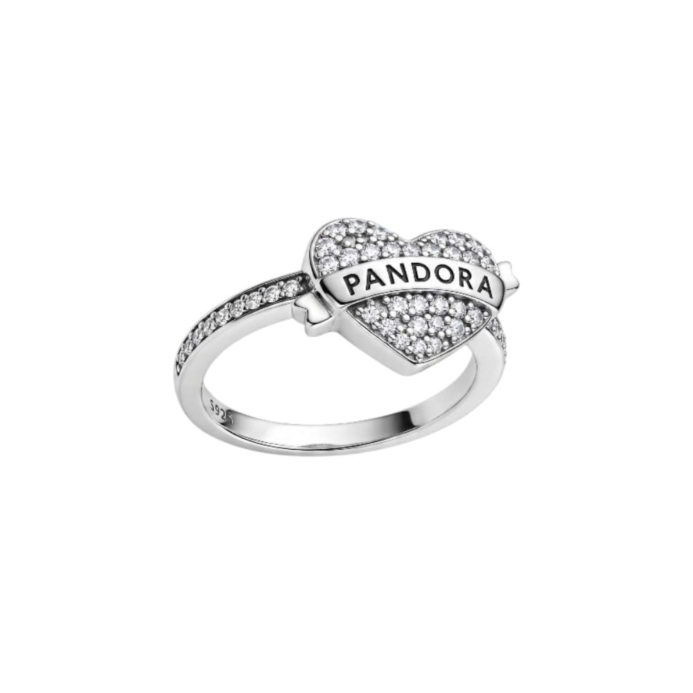 ANILLO CORAZON "PANDO" "con inscripcion"  C-109A