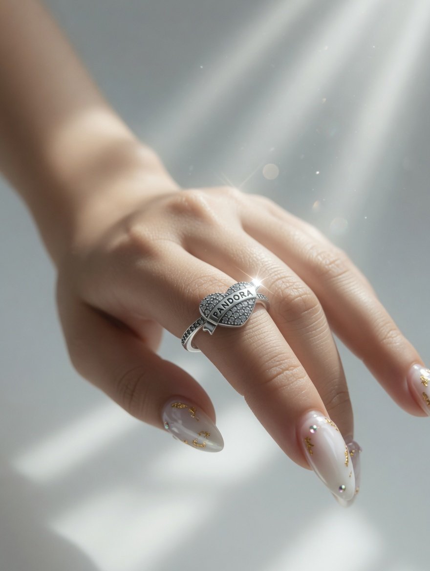 ANILLO CORAZON "PANDO" "con inscripcion"  C-109A