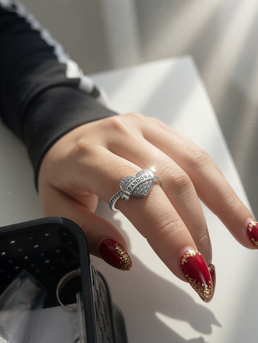 ANILLO CORAZON "PANDO" "con inscripcion"  C-109A