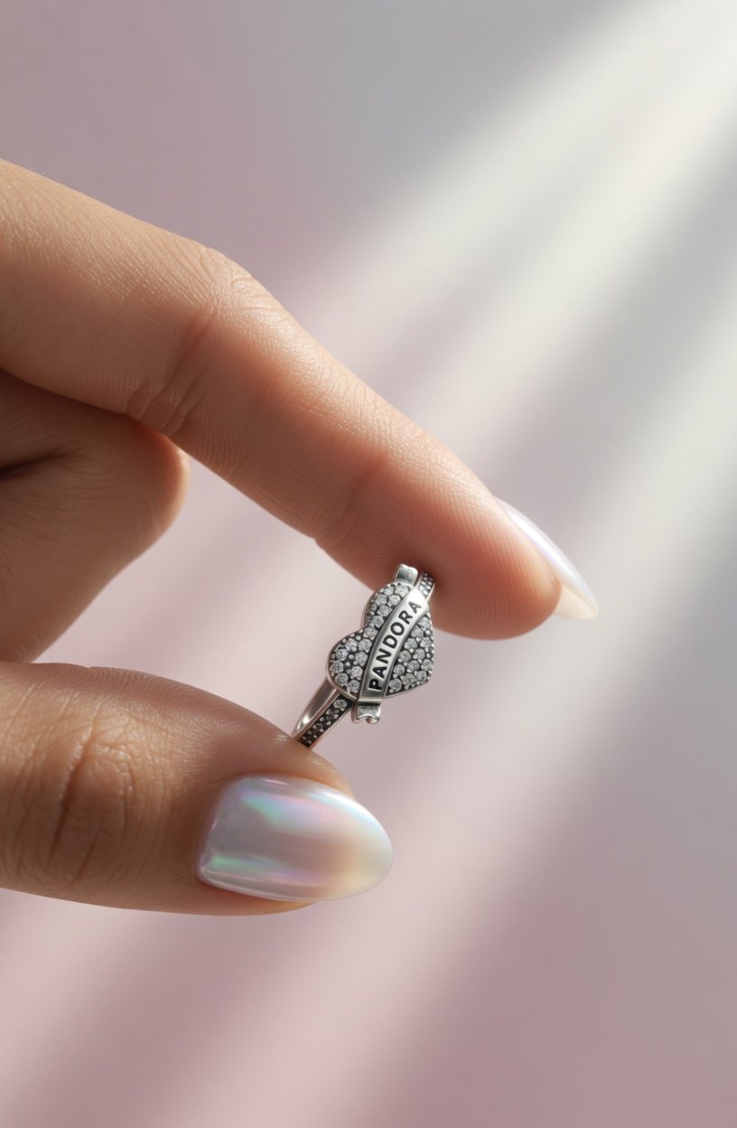 ANILLO CORAZON "PANDO" "con inscripcion"  C-109A